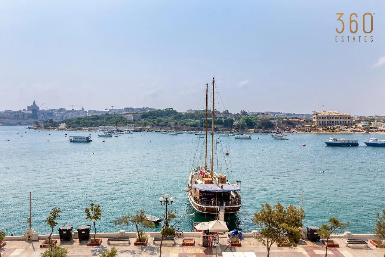 Apartment Luxury, One Of A Kind Home, In Sliema Ferries & Ac By 360 Estates Malta