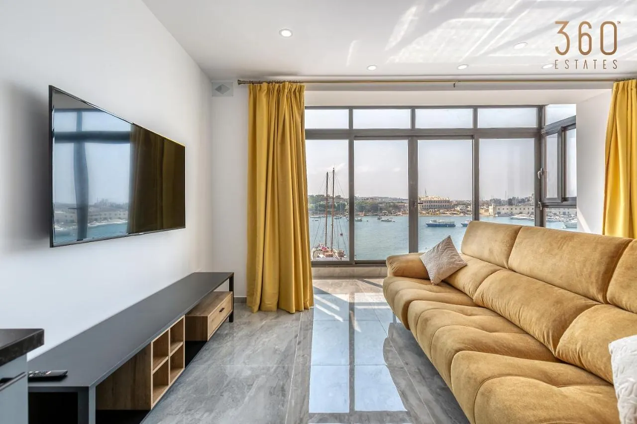 Apartment Luxury, One Of A Kind Home, In Sliema Ferries & Ac By 360 Estates