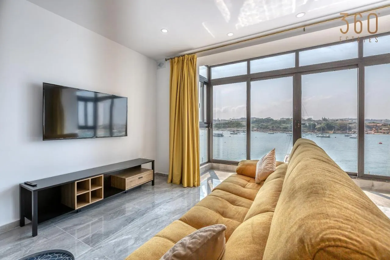 Apartment Luxury, One Of A Kind Home, In Sliema Ferries & Ac By 360 Estates