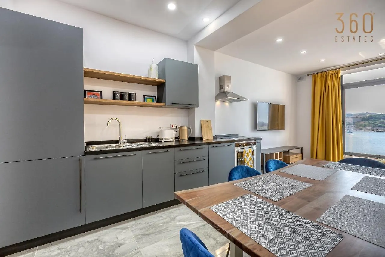 Luxury, One Of A Kind Home, In Sliema Ferries & Ac By 360 Estates Apartment